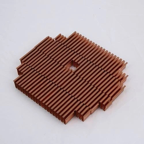 Copper Folded Fin Heat Sink Copper Folded Fin Heat Sink